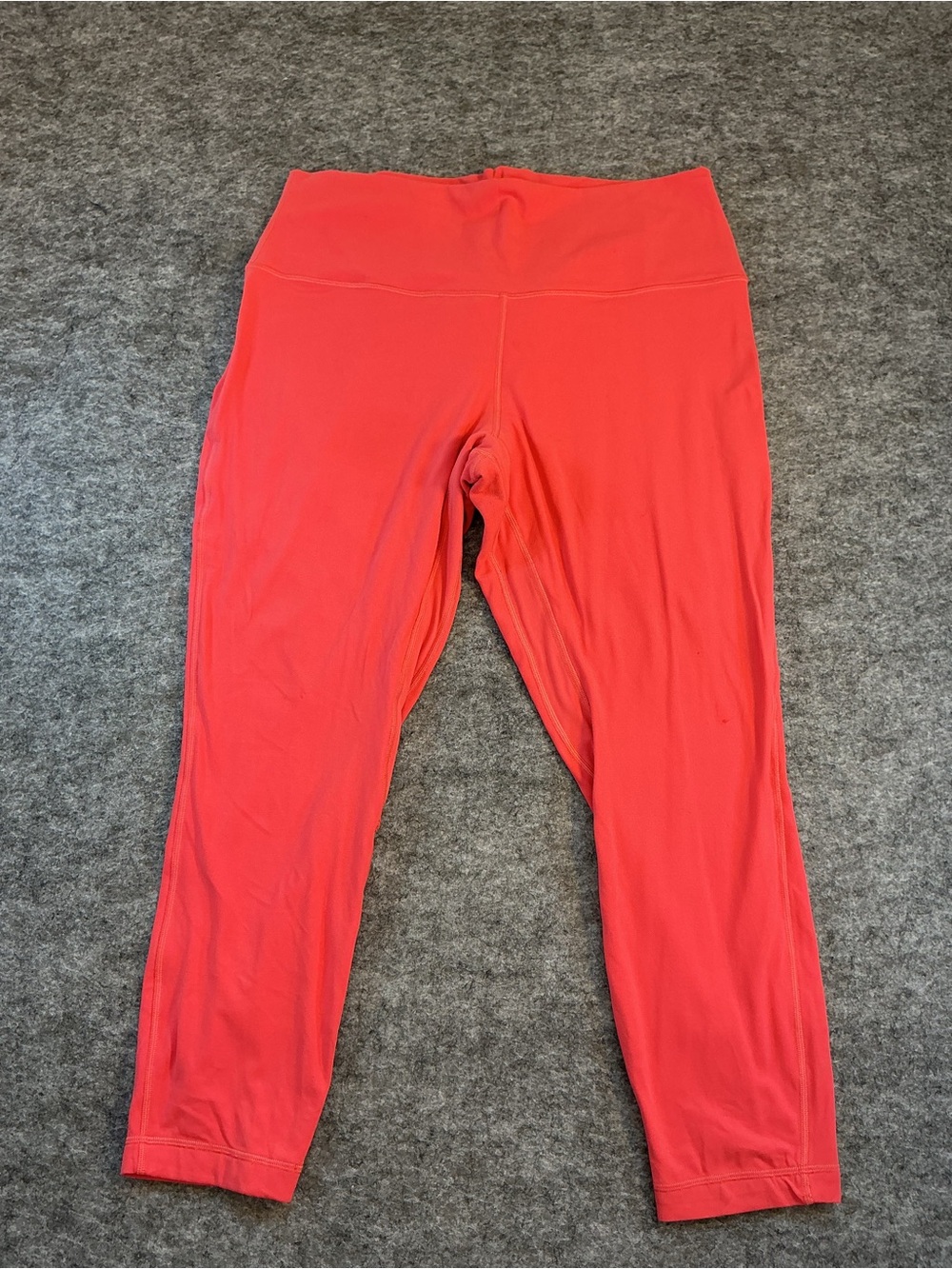 Lululemon High-Waist Coral Leggings Size 16